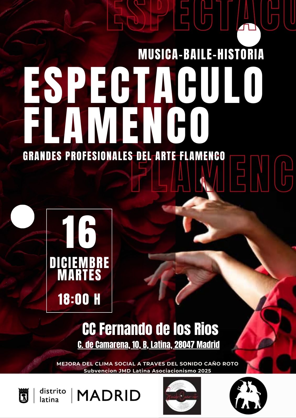 Espectáculo Flamenco (16 de diciembre)