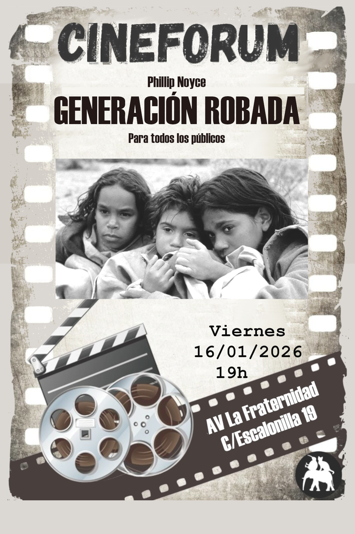 Cinefórum – Generación Robada (16 de enero)