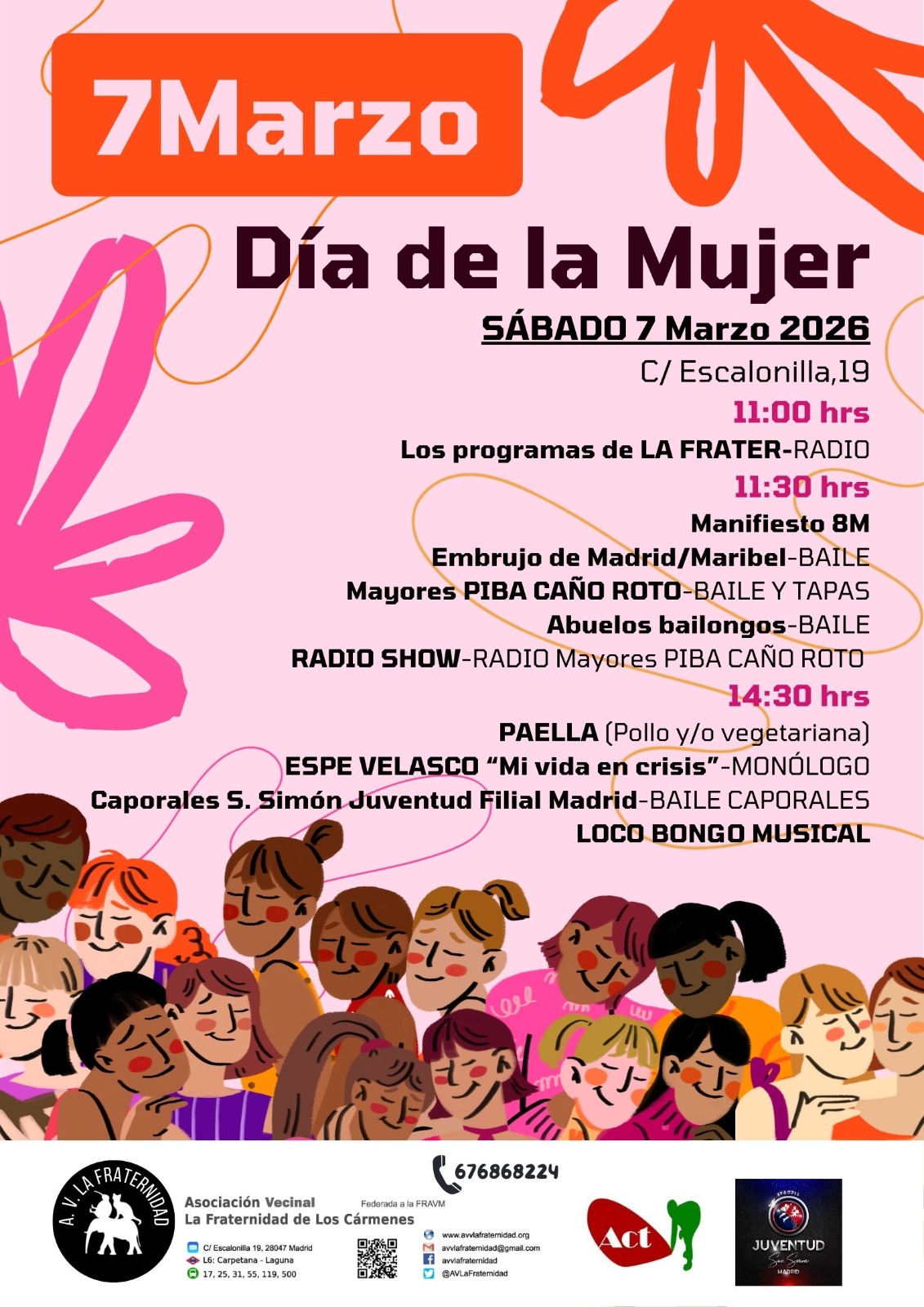 Fiesta día de la mujer (7 de marzo)